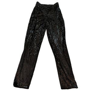 Express High Rise Sequin Slim Leg Ankle Pants